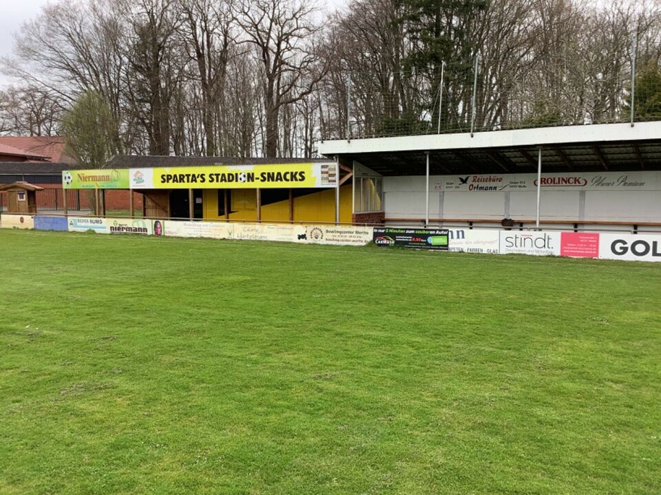 Snackbar im Stadion Werlte